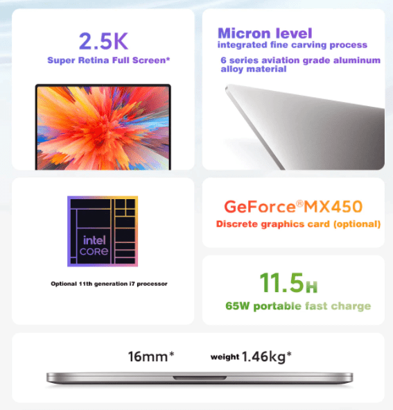 portatil xiaomi redmibook 14 pro france